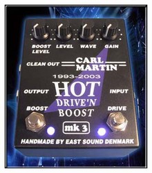 Carl Martin Hot Drive and Boost MKIII